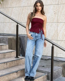Rocker Straight Leg Jeans