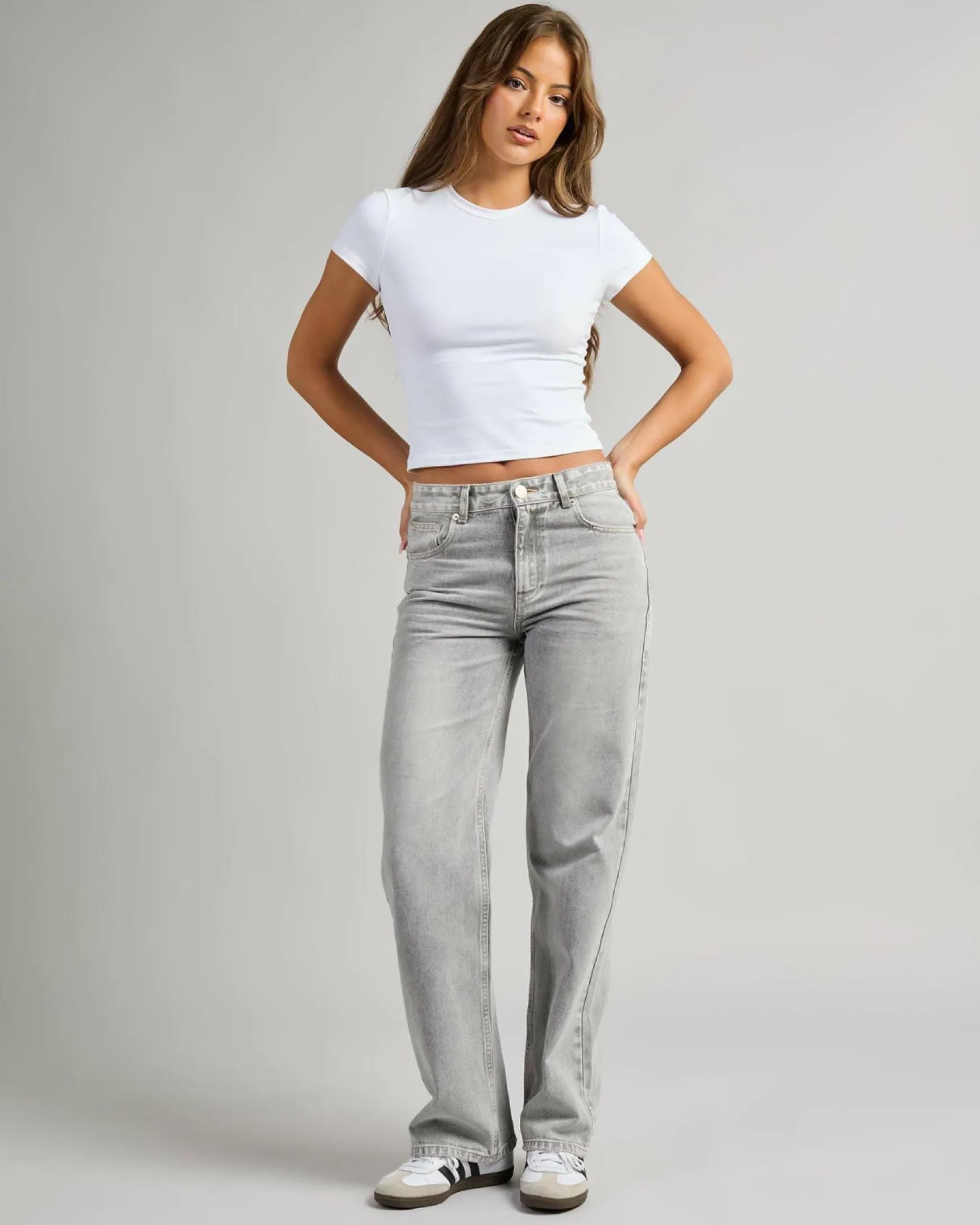 Rocker Straight Leg Jeans