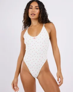 Rose Bud One Piece Swimsuit