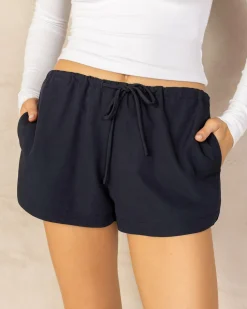 Saddie Cupro Shorts