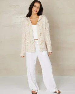 Sam Hooded Knit Cardigan