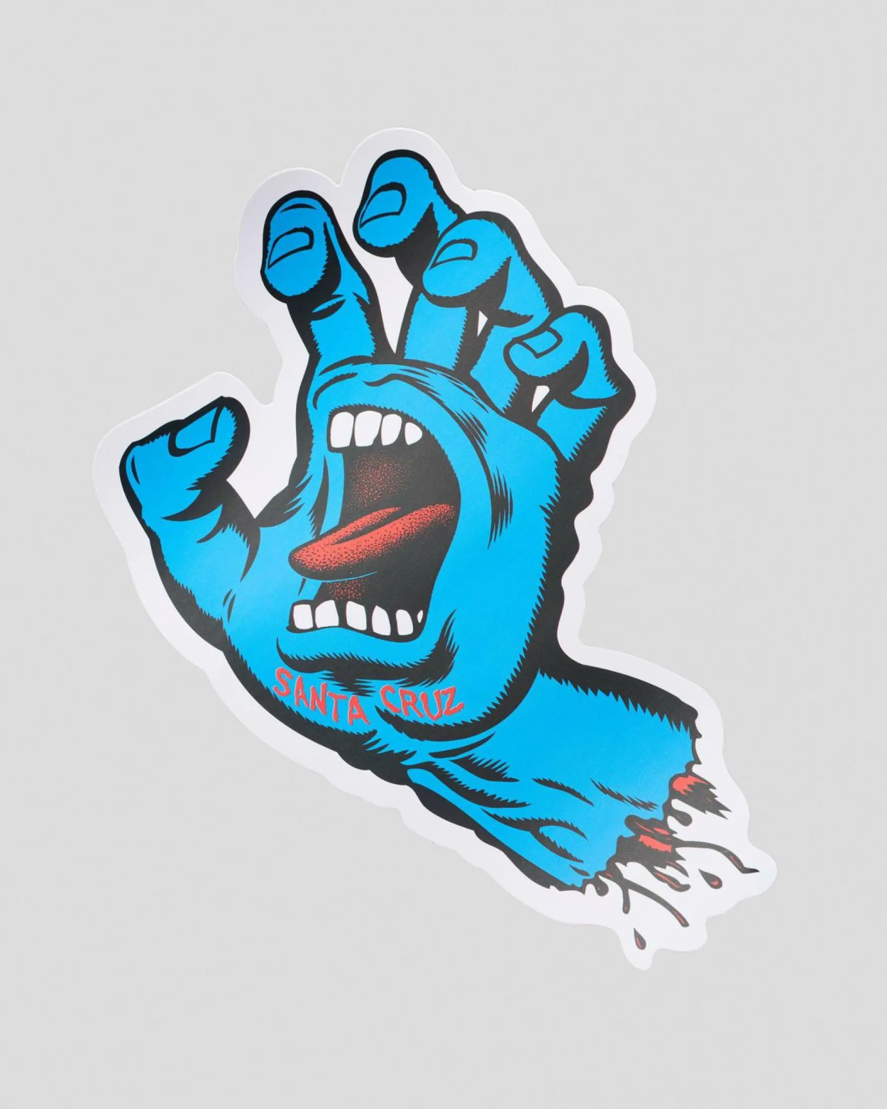 Screaming Hand Large Matte Sticker