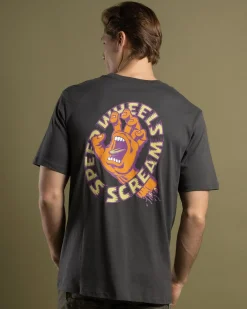 Screaming Hand Scream Strip Front T-Shirt