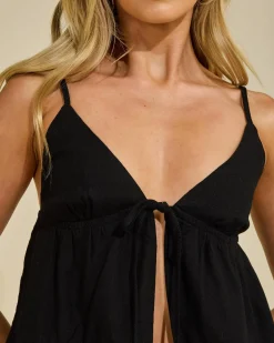 Seraphina Hawaii Tie Front Top