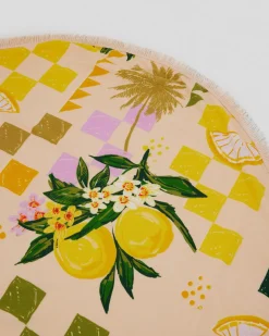 Sicily Sun Round Towel