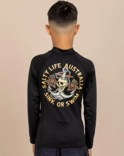 Sink Or Swim Long Sleeve Rash Vest