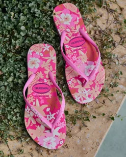 Slim Ditsy Bloom Thongs