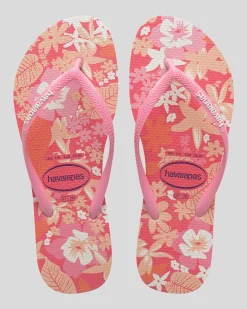 Slim Ditsy Bloom Thongs