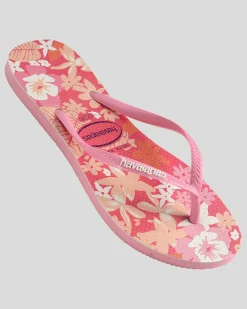 Slim Ditsy Bloom Thongs