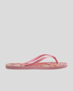 Slim Ditsy Bloom Thongs