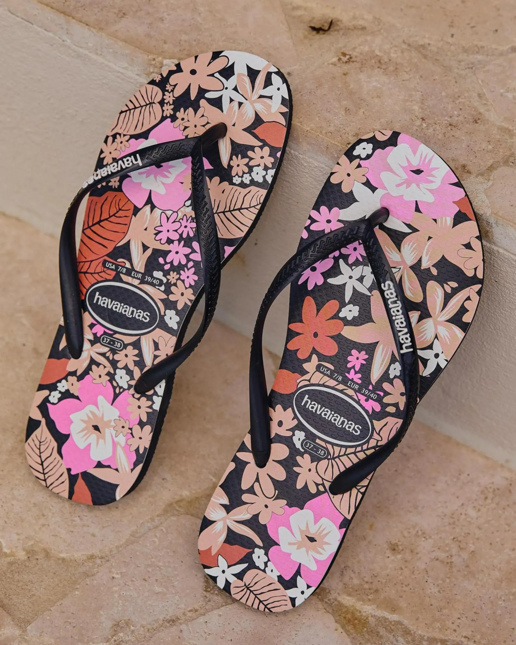 Slim Ditsy Bloom Thongs