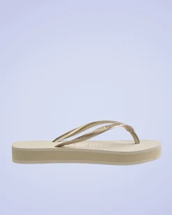 Slim Flatform Thongs