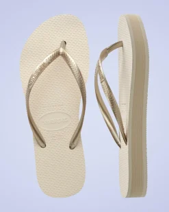 Slim Flatform Thongs