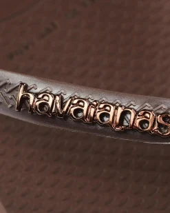 Slim Metal Logo Thongs