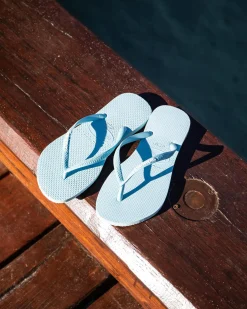 Slim Rubber Logo Thongs