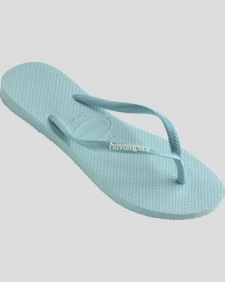 Slim Rubber Logo Thongs