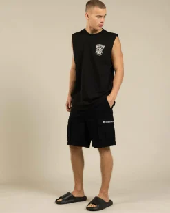 Snagged Cargo Shorts