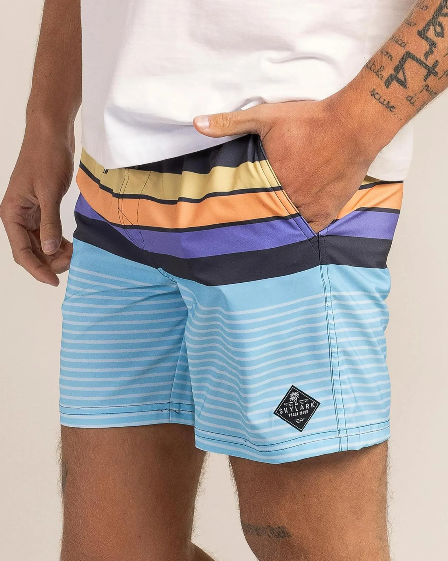 Solarcrest Elastic Waist Board Shorts