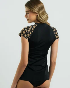 Soleil UPF Cap Sleeve Rash Vest