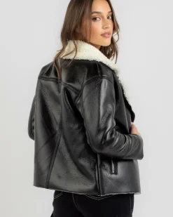 Sonny Faux Leather Jacket