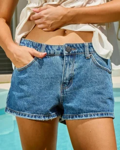 South Beach Micro Denim Shorts