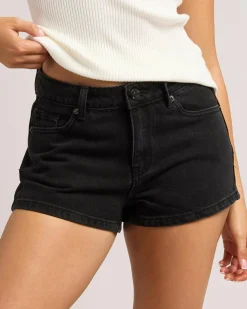 South Beach Micro Denim Shorts