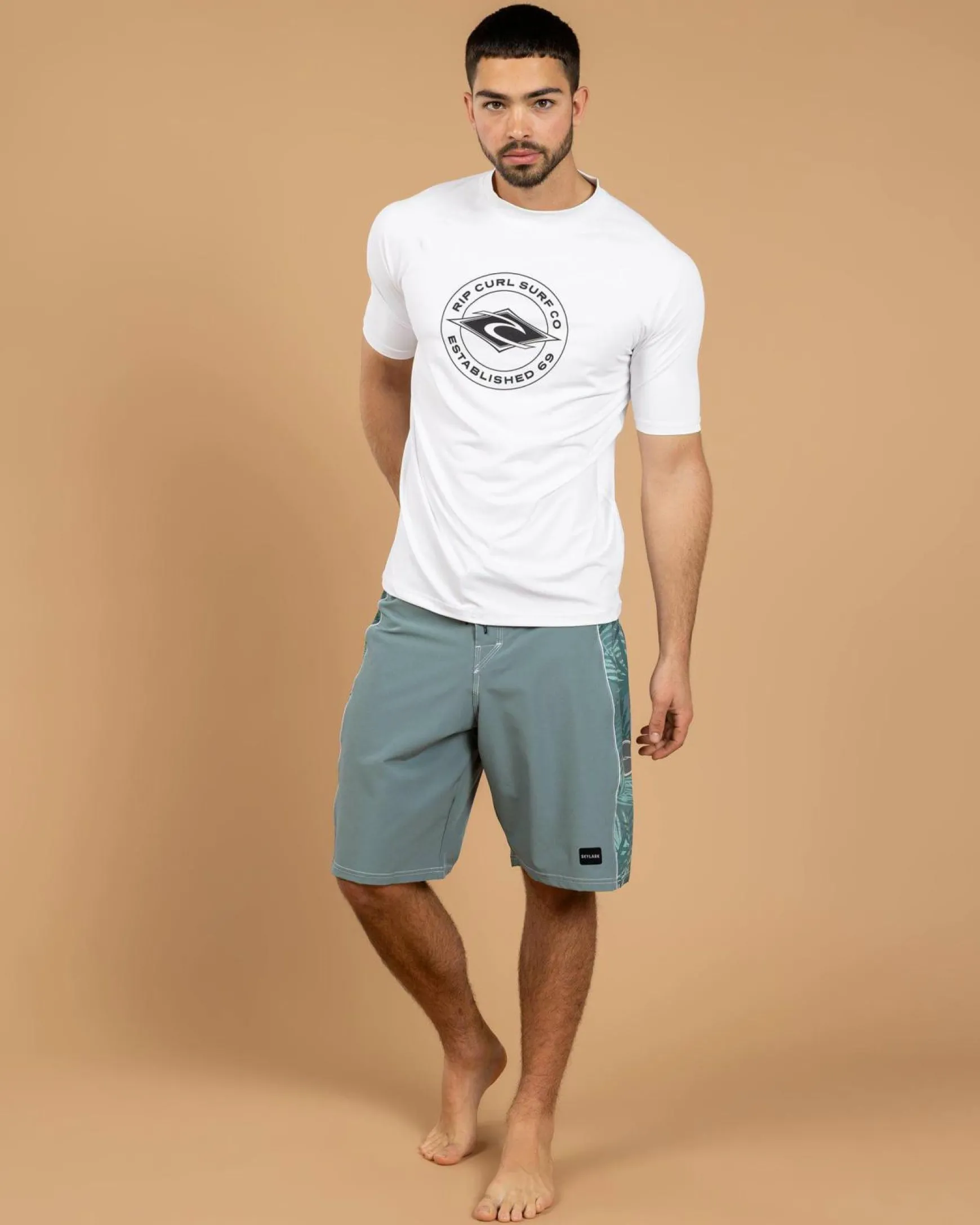 Stapler Short Sleeve Rash Vest