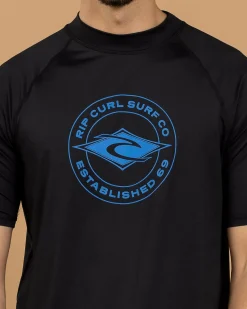 Stapler Short Sleeve Rash Vest