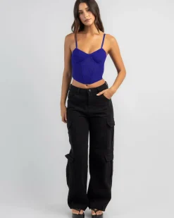 Stassie Mesh Corset Top