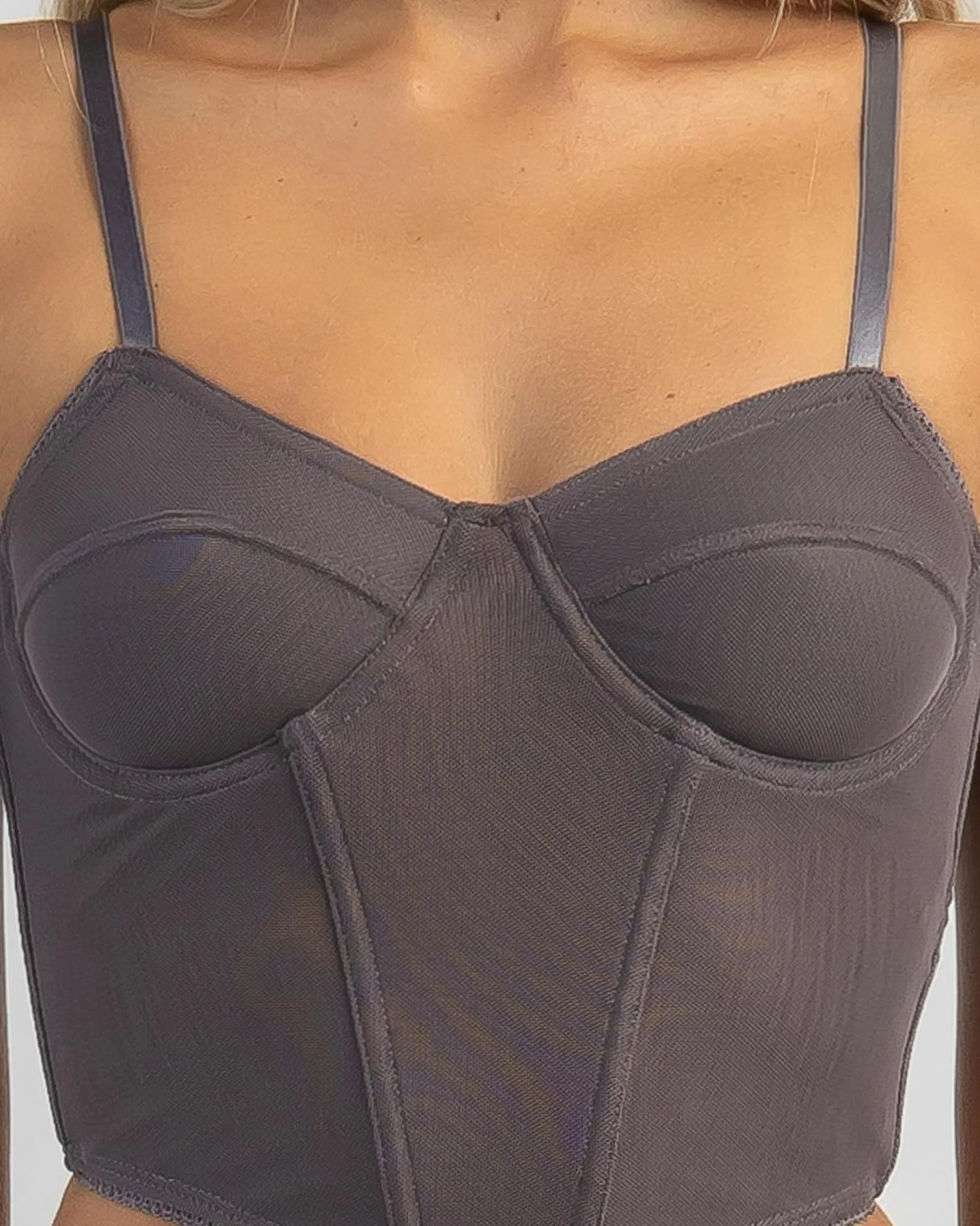 Stassie Mesh Corset Top