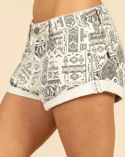Stevie Tiki Micro Denim Shorts