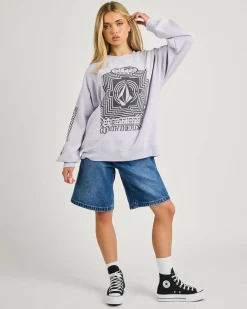 Stone Crew Neck Sweatshirt