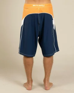 Straight Pipe Fixed Waist Board Shorts