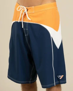 Straight Pipe Fixed Waist Board Shorts