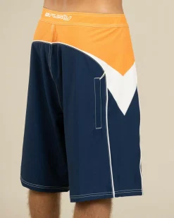 Straight Pipe Fixed Waist Board Shorts