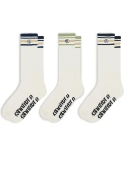 Stripe S-Dot Socks 3 Pack
