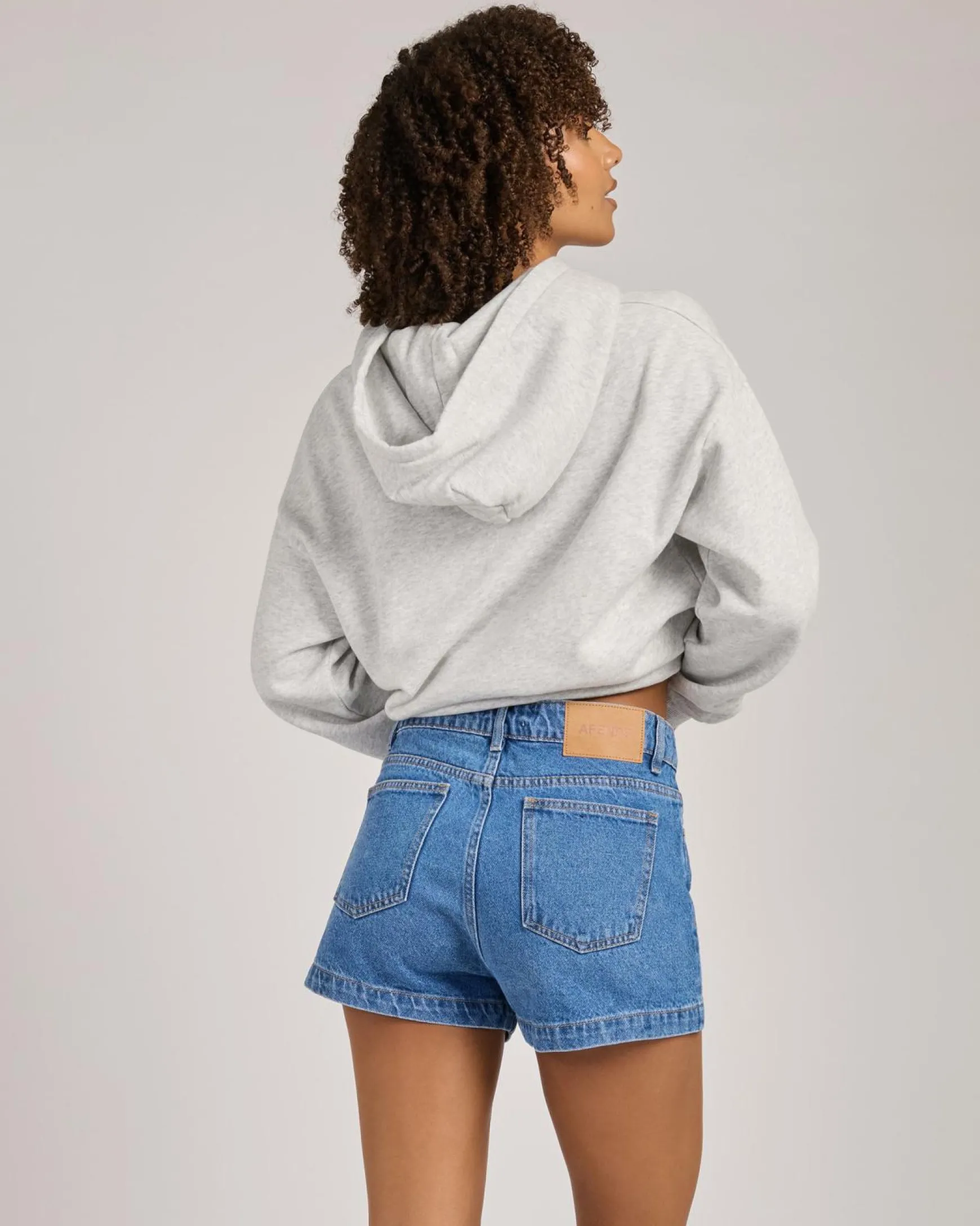 Studio High Waist Denim Shorts