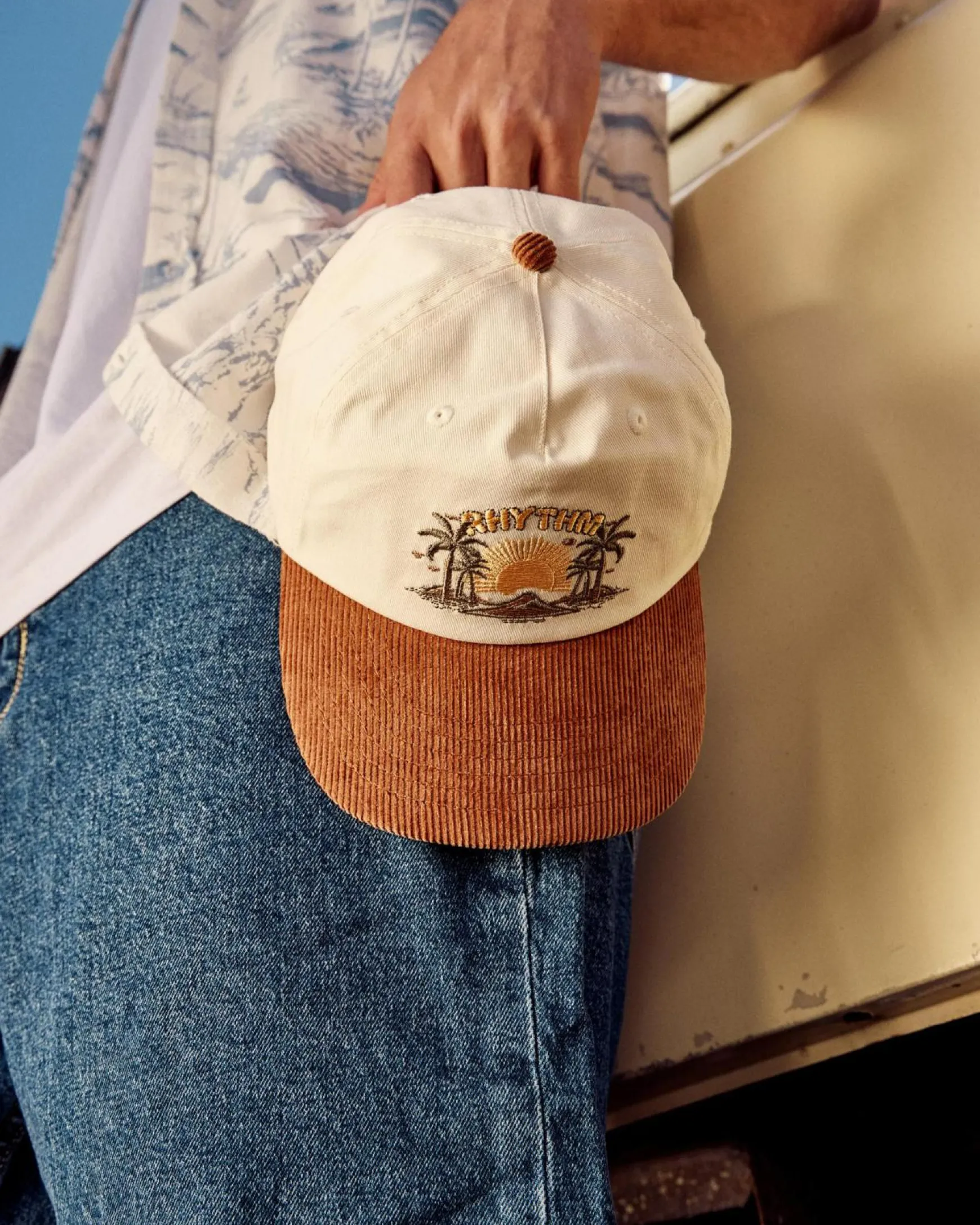 Sunset Palm Cord Cap
