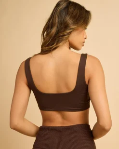 Super Soft Square Neck Crop Top