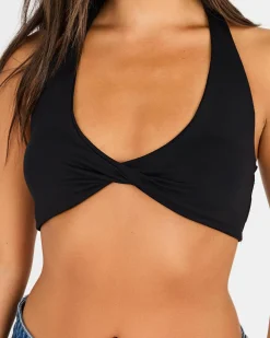 Super Soft Twist Crop Top