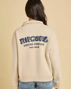 Surf Puff 1/4 Zip Sweatshirt