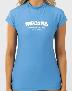 Surf Puff Cap Sleeve Rash Vest