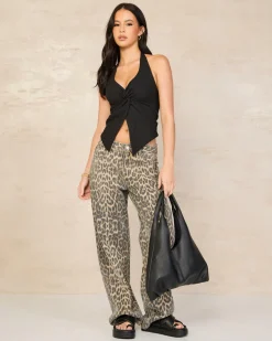 Tamara Split Front Halter Top