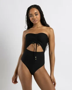 Tanlines Bandeau One Piece Swimsuit
