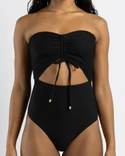 Tanlines Bandeau One Piece Swimsuit