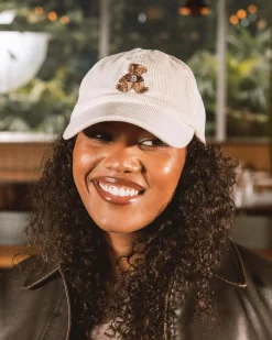 Teddy Bear Cord Cap