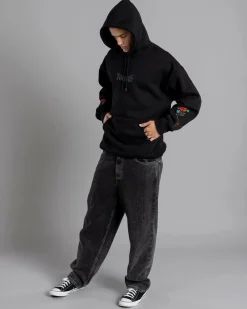 Thorned Slouch Pull On Hoodie