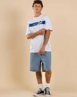 Tilt Panel Knit T-Shirt