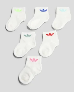 Toddlers' Ankle Socks 6 Pack