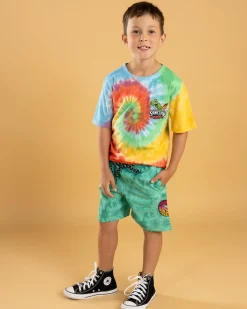 Toddlers' Billow Elastic Waist Shorts